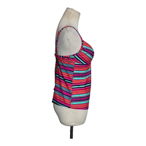 Athleta Santa Cruz Knot twist knot front tankini size Medium - Picture 7 of 7